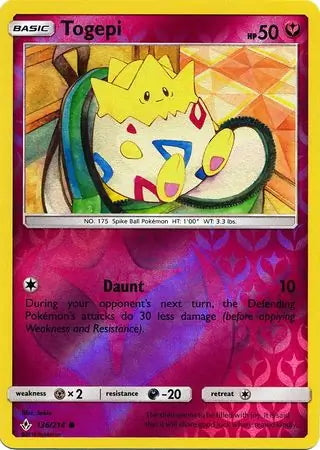 Unbroken Bonds Togepi #136/214 reverse holo